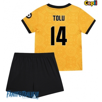 Wolves Tolu Arokodare #14 Echipament de Fotbal Replică 2025-26 Copii Acasa (+ Șorturi)